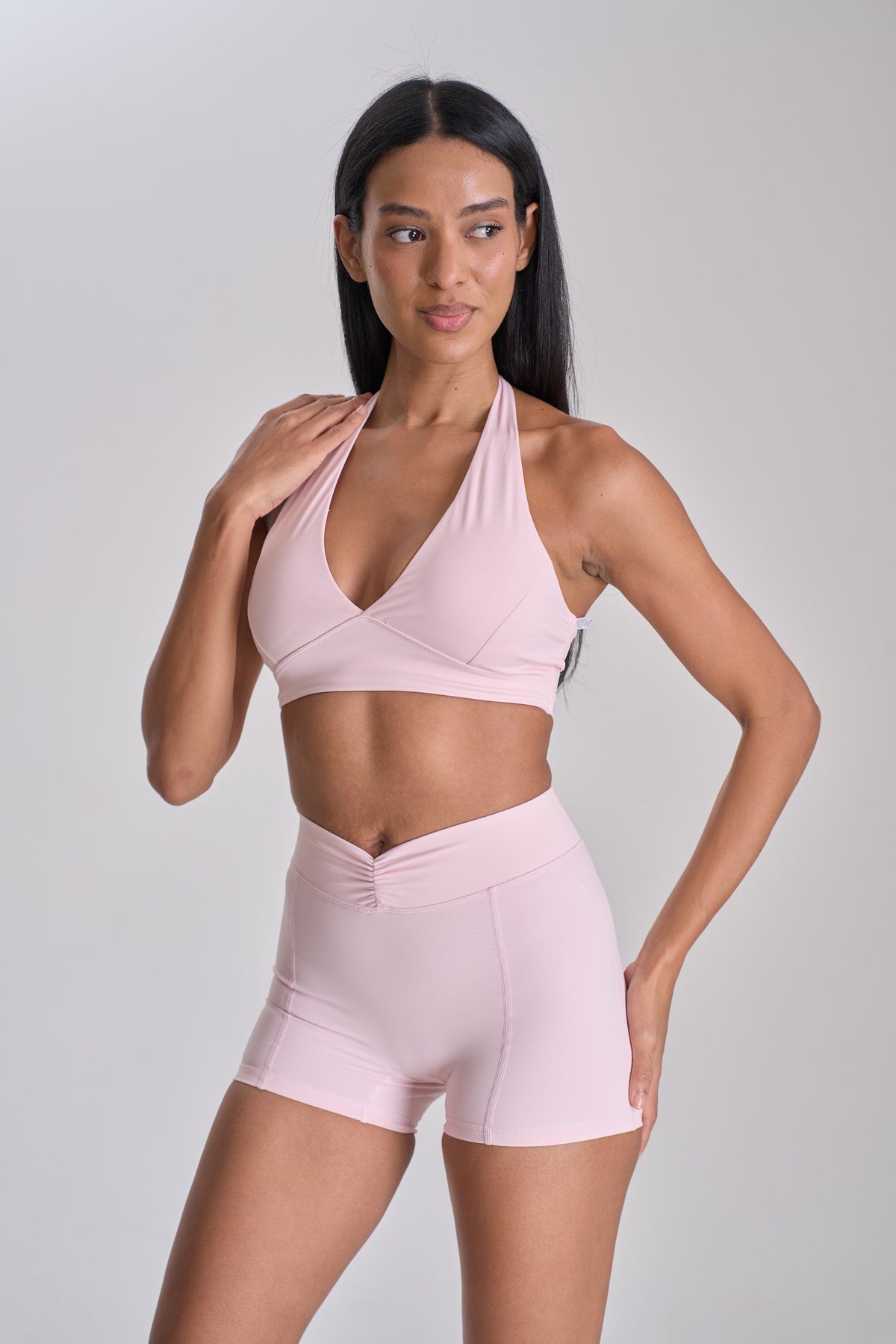 Sculpt Shorts — Light Pink