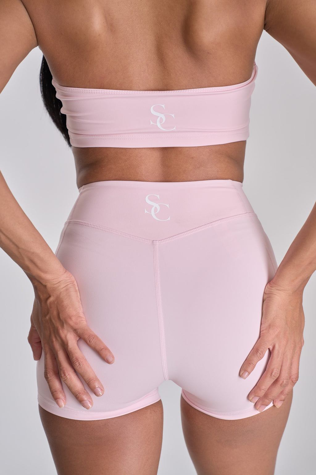 Sculpt Shorts — Light Pink