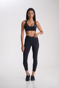 Core Sculpt Bra + Leggings Set – Black